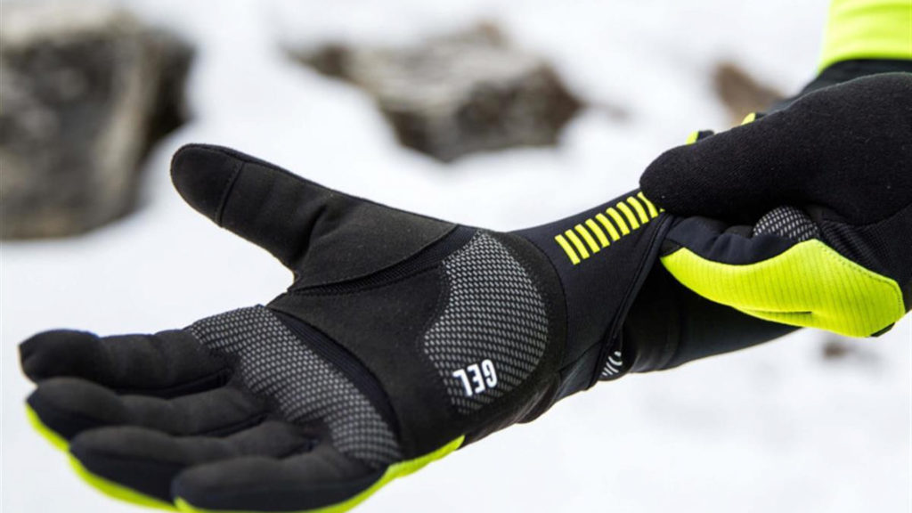 Zimowe rękawiczki rowerowe z ociepleniem