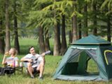 Namiot na wycieczce outdoorowej