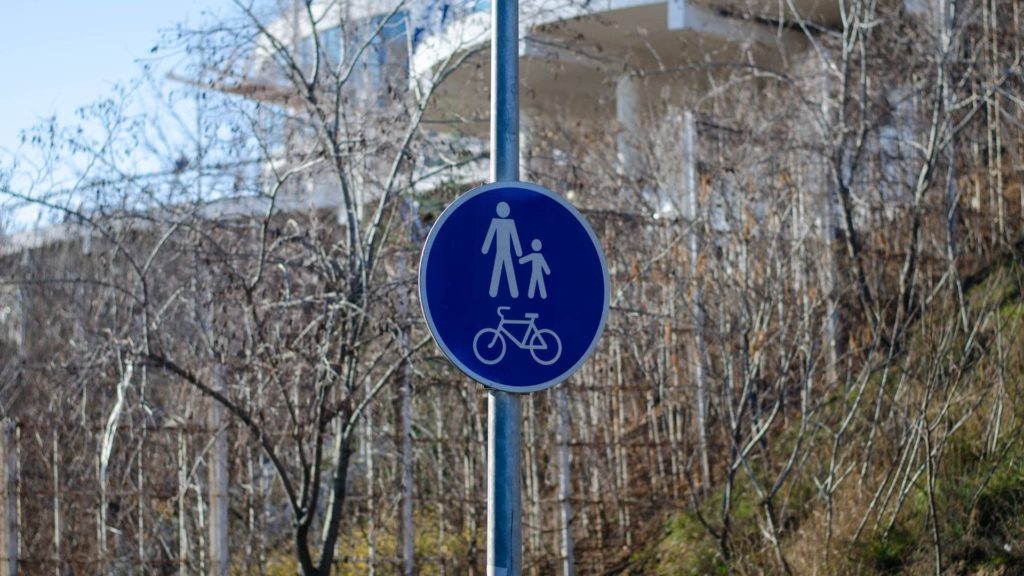 Znak informacyjny dla rowerzystów